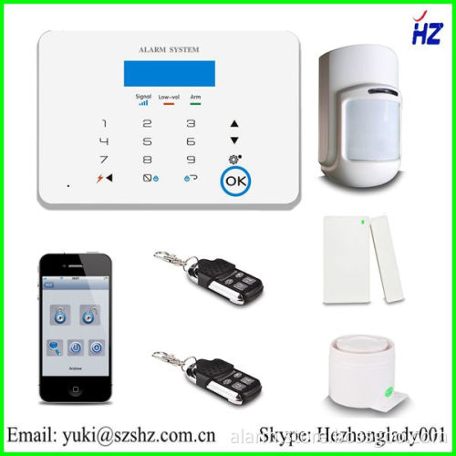 2014 Intelligent home security PSTN GSM Alarm System GSM-X6